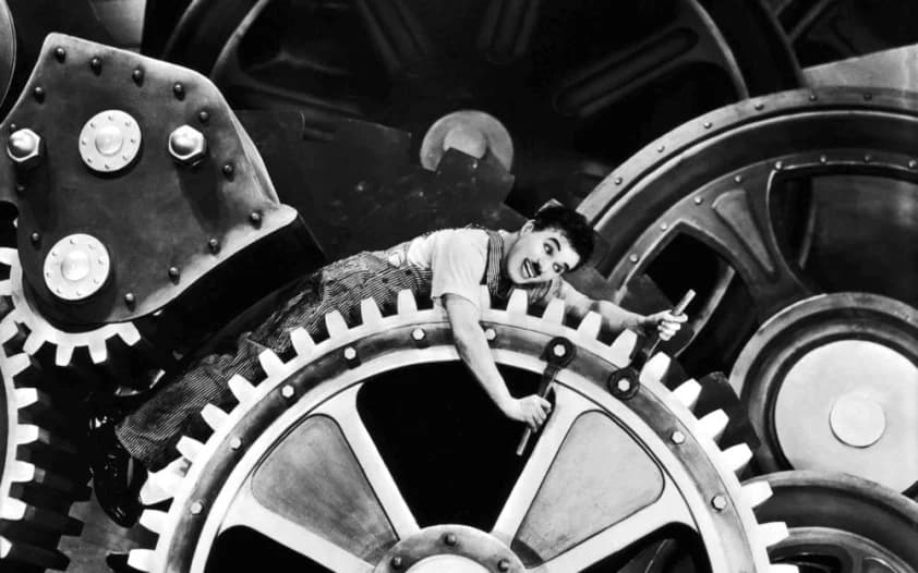 Les temps modernes, Charlie Chaplin - 1936